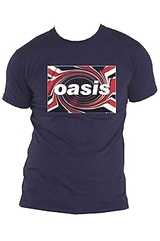 Amazon | [Oasis] T Shirt Union Jack Band Logo 新しい 公式